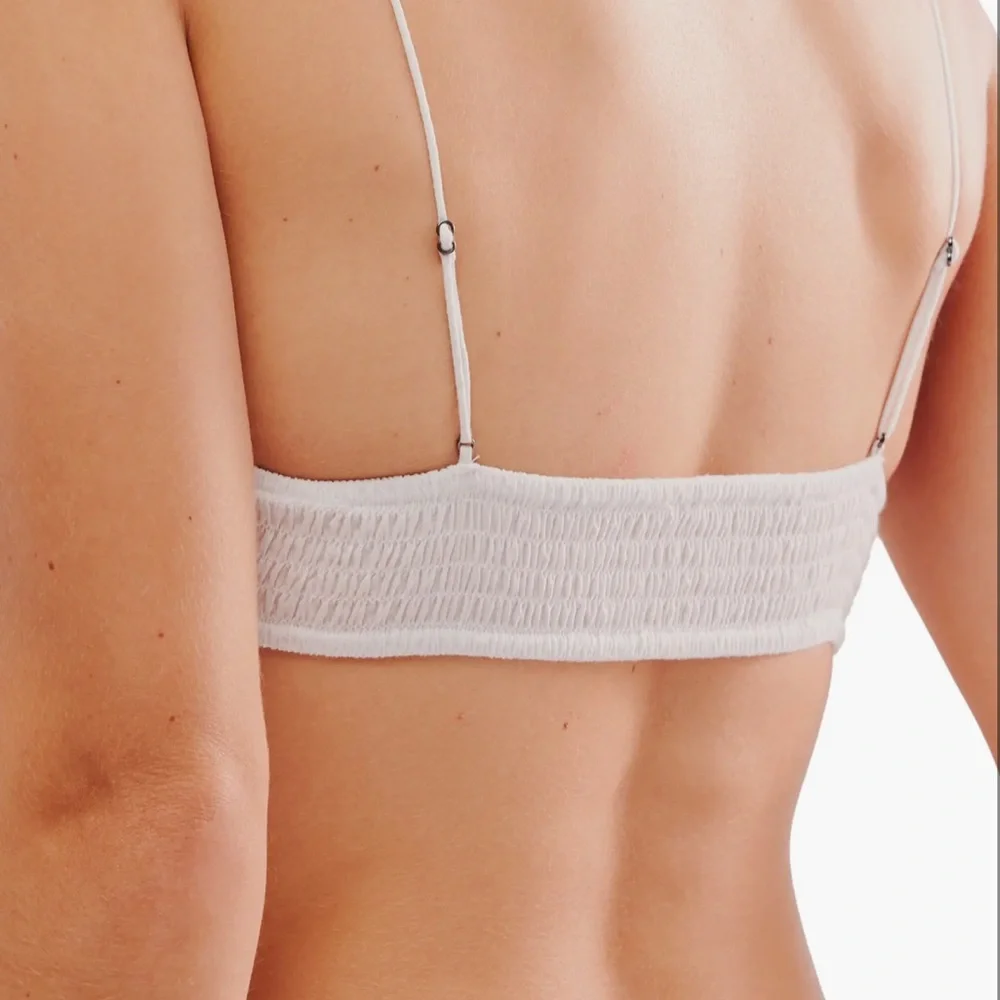 Free People Intimately Optic White Asteria Lace Bralette - Picture 2 of 8